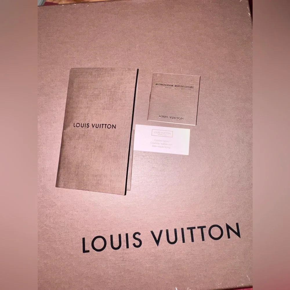 Louis Vuitton Multicolor MM White Monogram Satchel Gold Chain Medium Bag ✨ - Picture 14 of 16